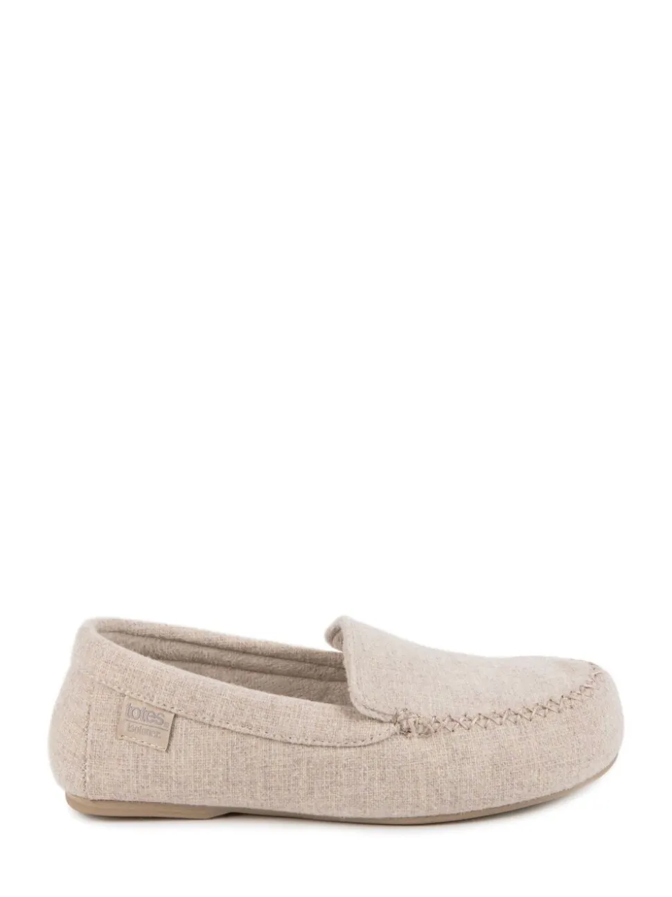 Chaussons Totes Isotoner style mocassins texturés pour femme