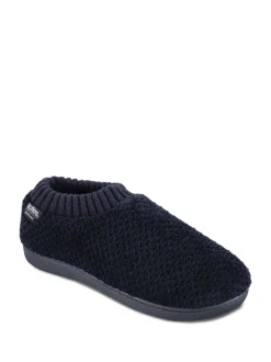 Chaussons Totes Isotoner Popcorn pour femme à dos intégral