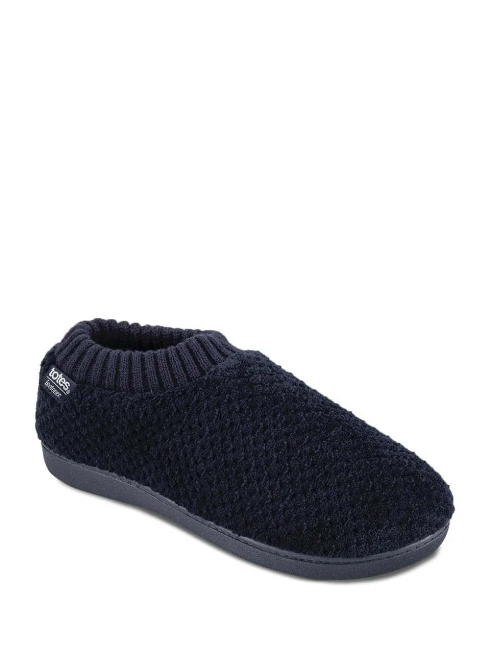 Chaussons Totes Isotoner Popcorn pour femme à dos intégral
