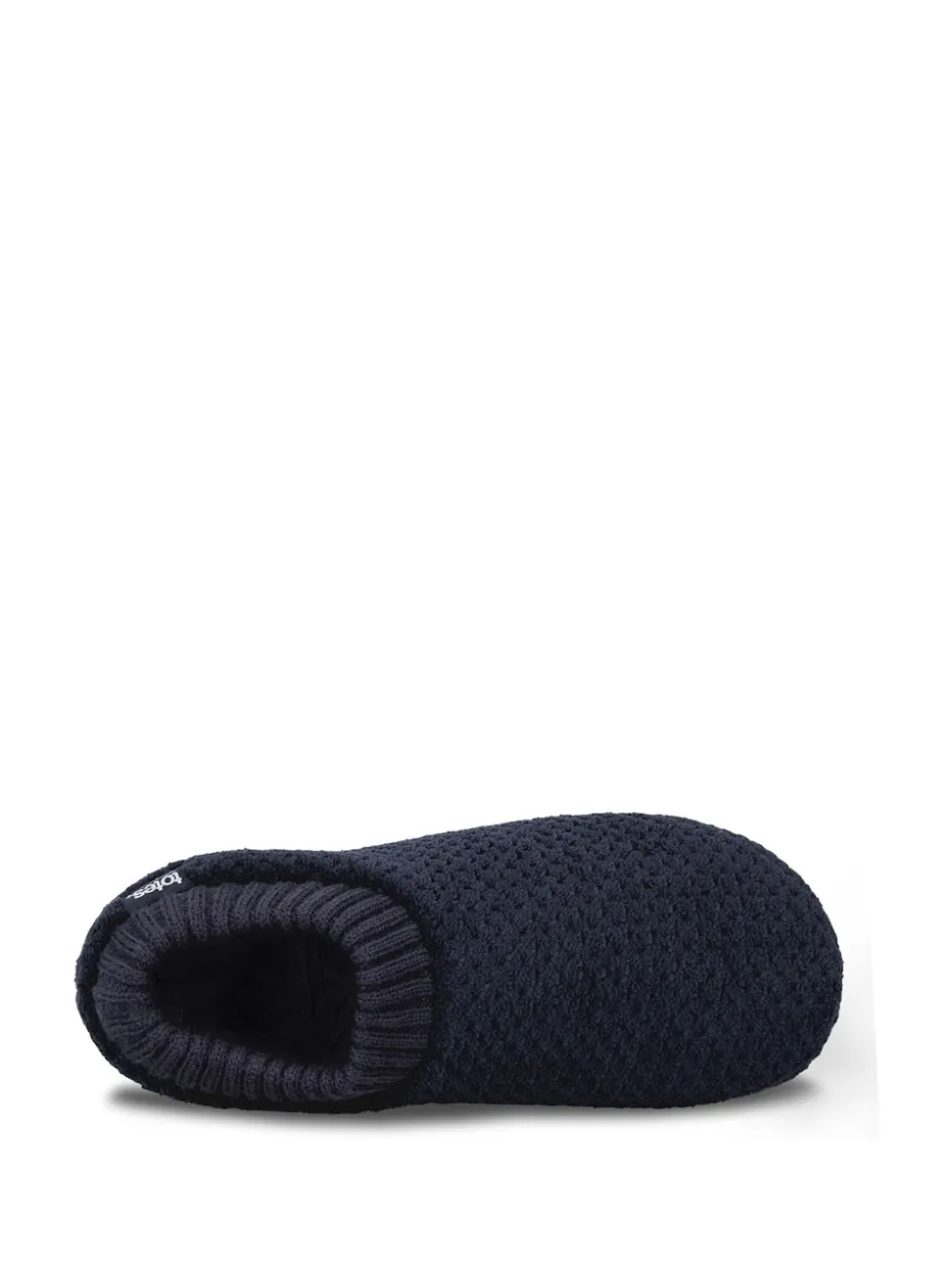 Chaussons Totes Isotoner Popcorn pour femme à dos intégral