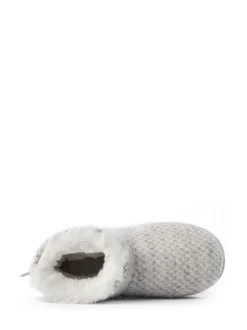 Chaussons Totes Isotoner pour femme en maille scintillante