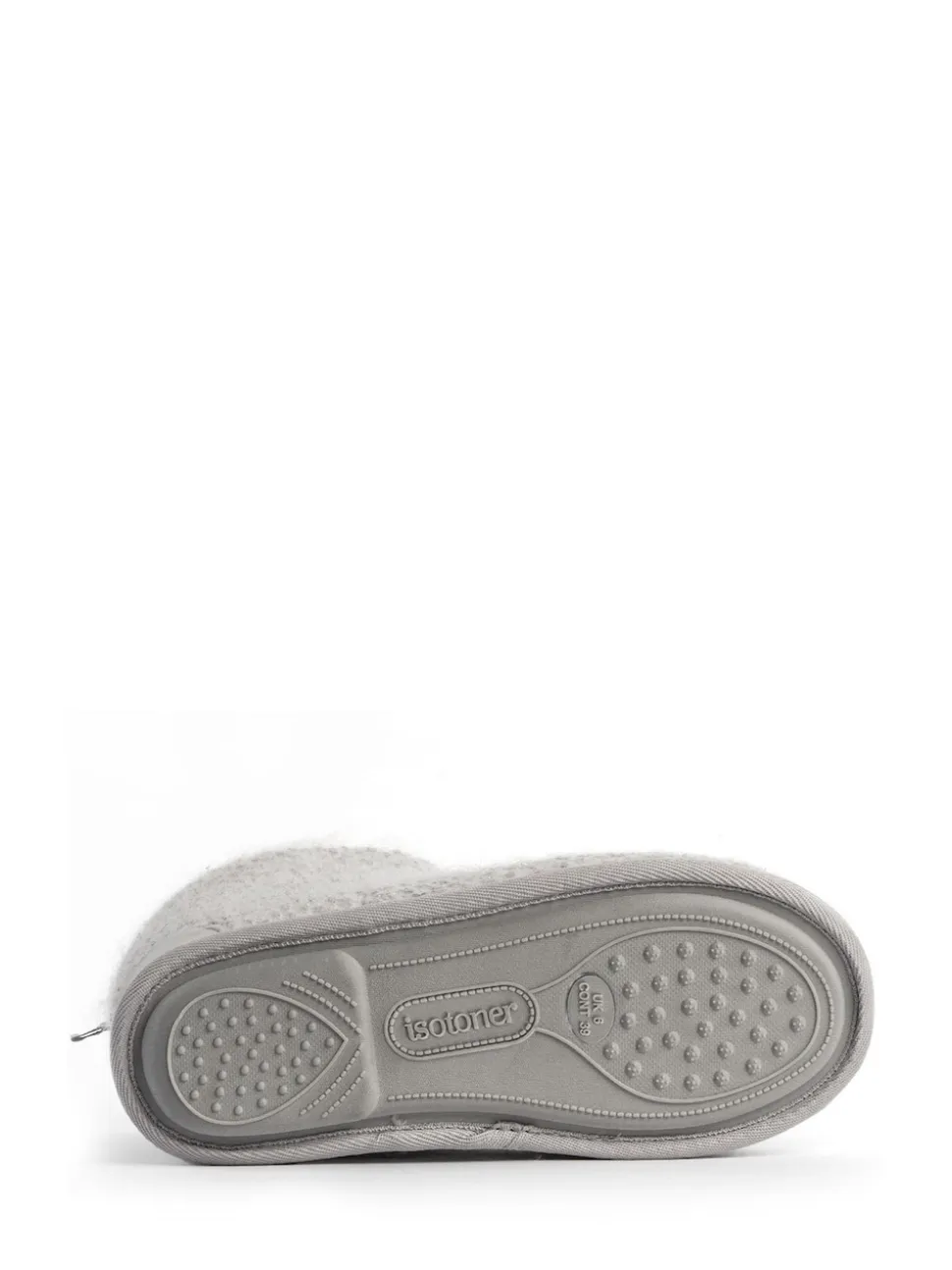 Chaussons Totes Isotoner pour femme en maille scintillante