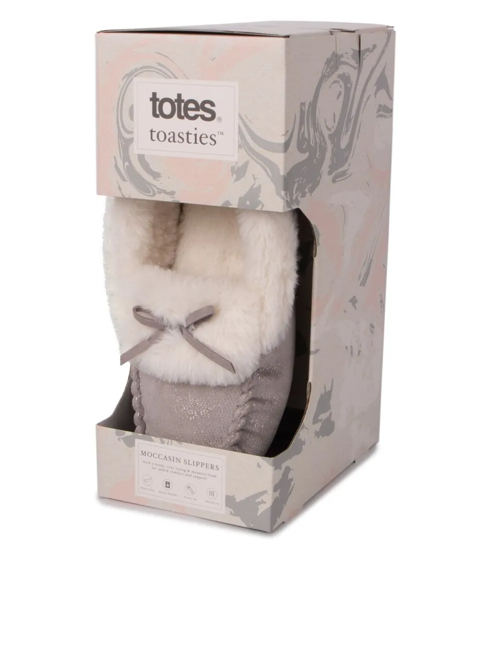 Chaussons Totes mocassins d’hiver scintillants pour femme