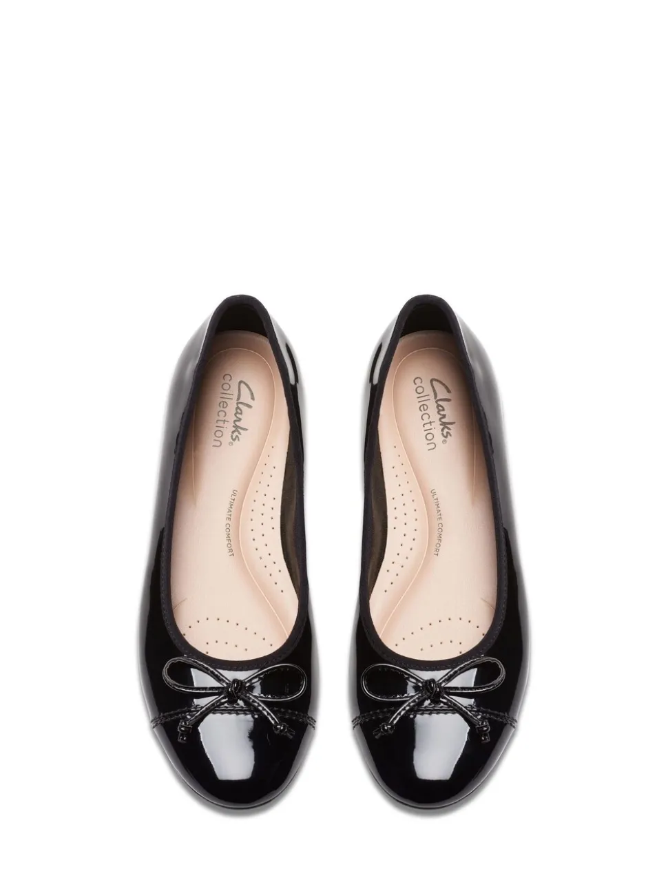 Chaussures Clarks en cuir verni Loreleigh Ballerina