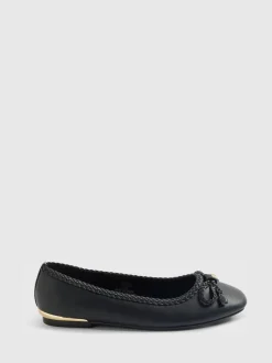 Chaussures plates River Island avec nœud
