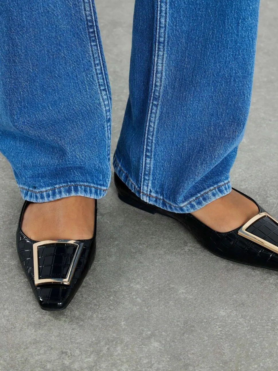 Chaussures plates River Island boucle