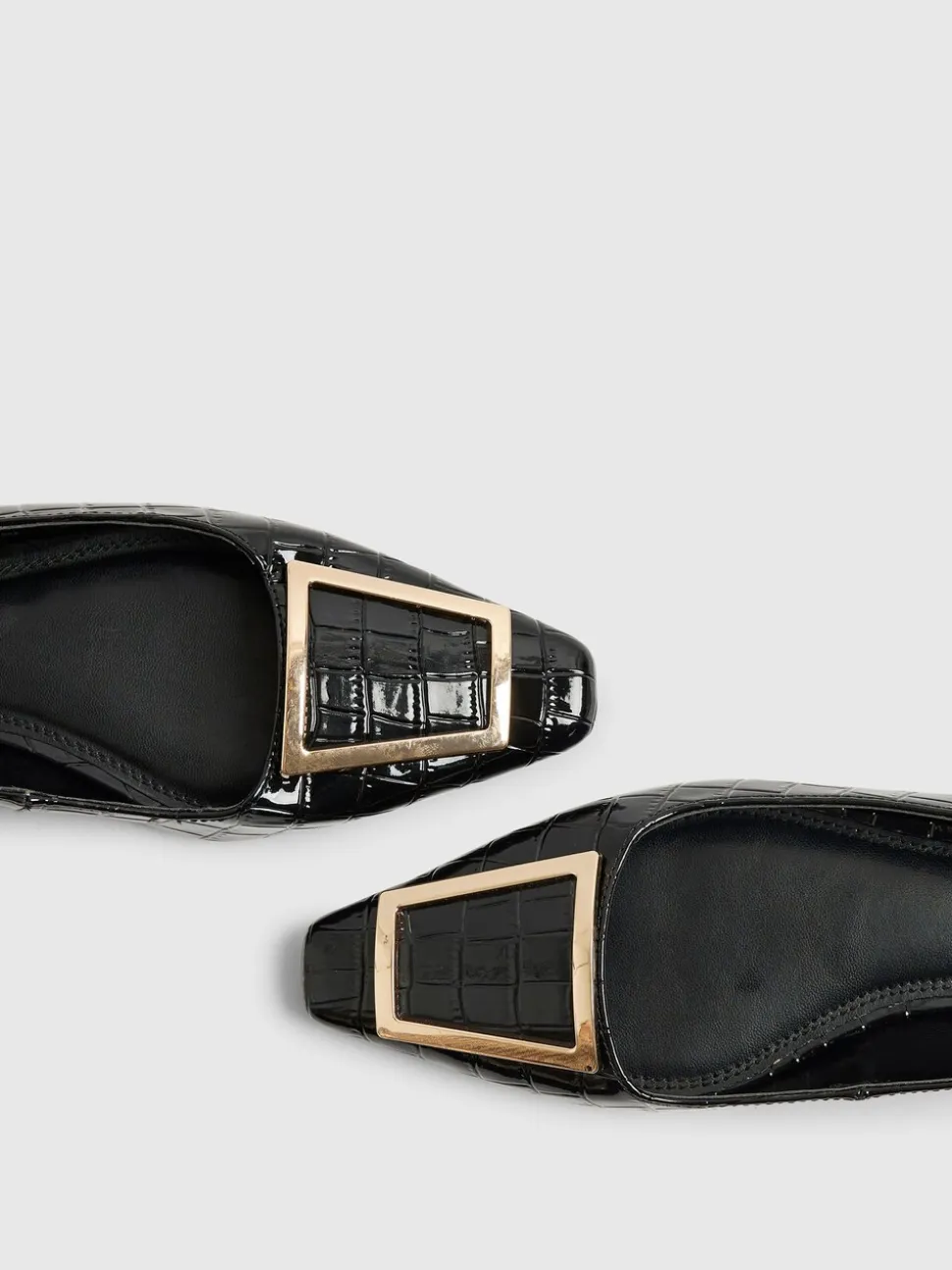 Chaussures plates River Island boucle