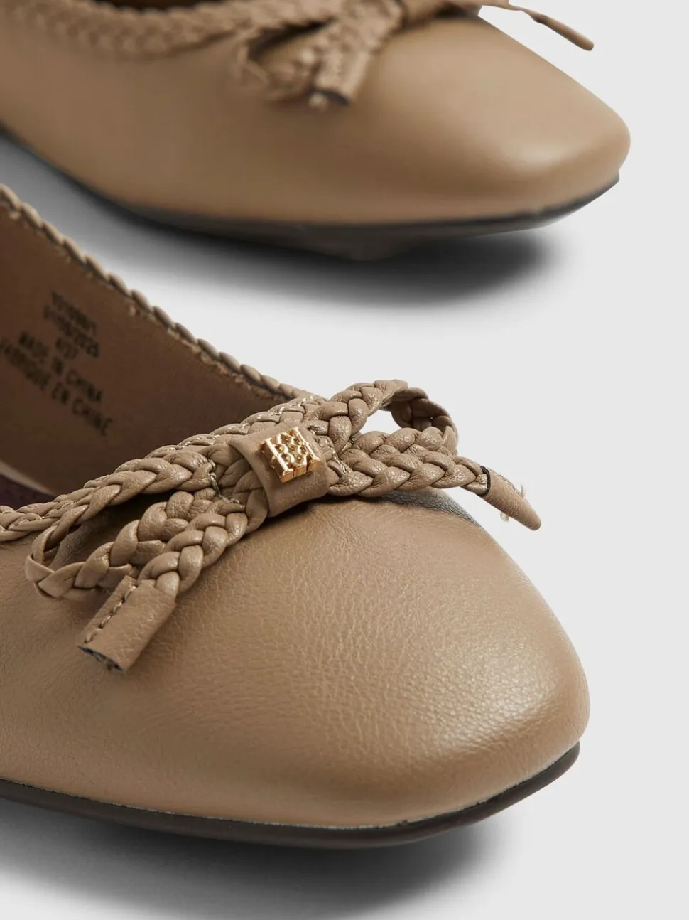 Chaussures plates River Island avec nœud