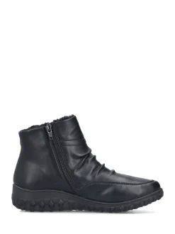 Chaussures Rieker noires zippées
