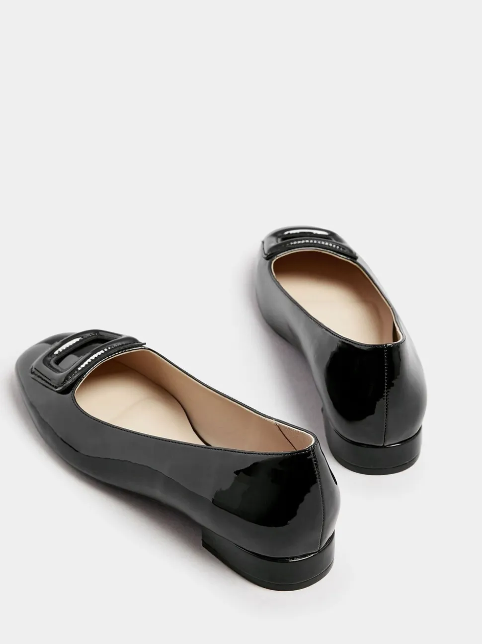 Chaussures vernies Long Tall Sally bout carré