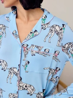 Chelsea Peers Pyjamas longs imprimé chiens dalmatien Ensemble