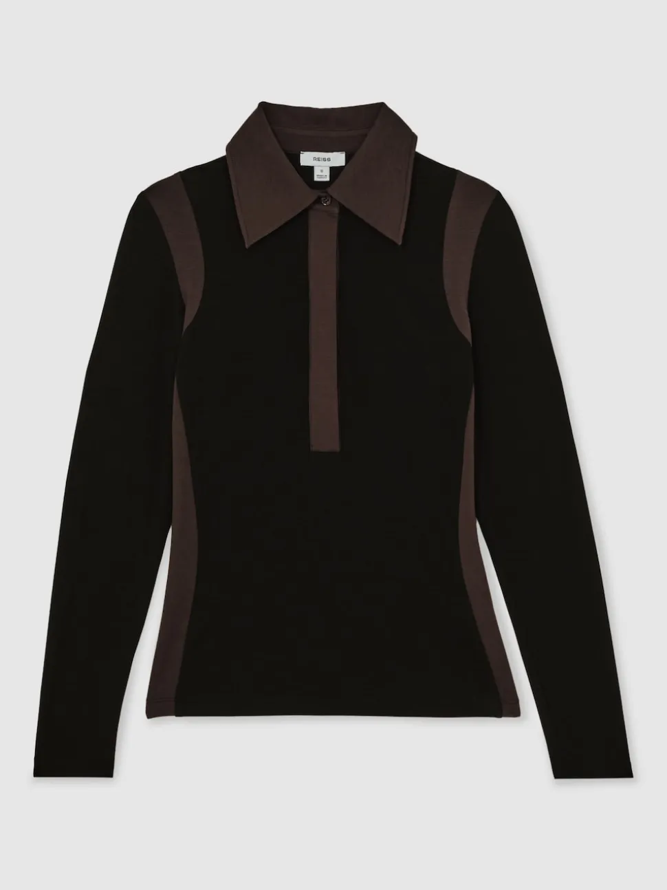 Chemise à col color-block Reiss Denise en jersey