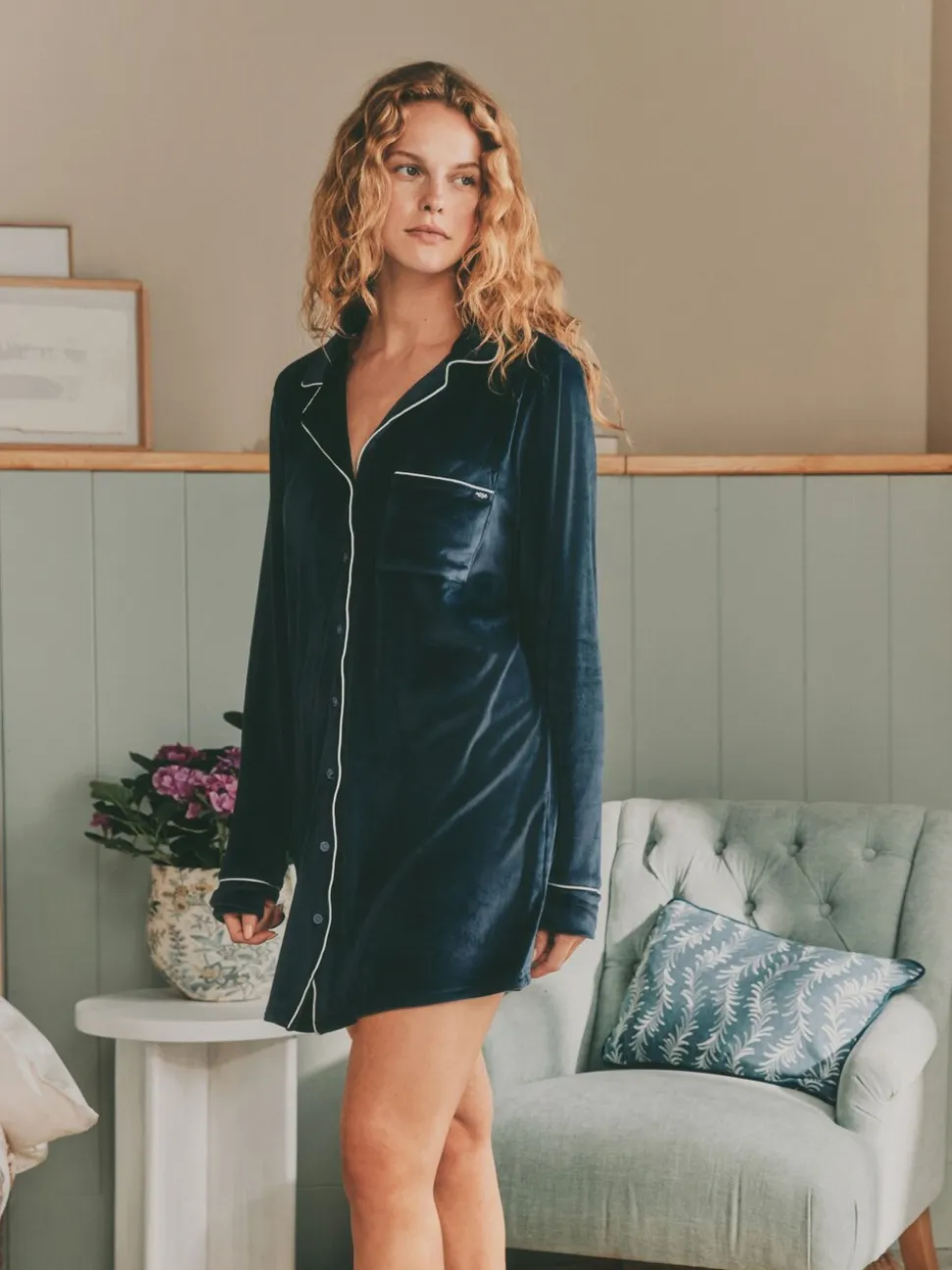 Chemise de nuit Laura Ashley douillette