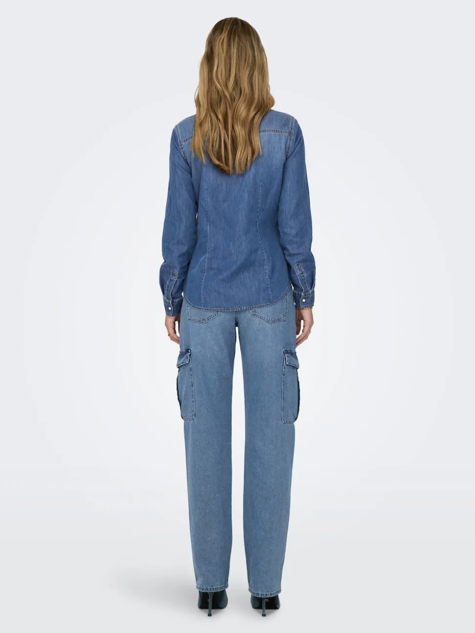 Chemise en denim léger ONLY 100 % coton