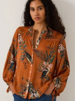 Chemisier Monsoon Georgie imprimé botanique