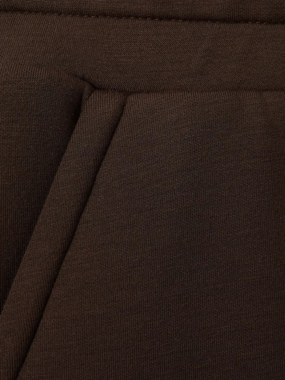 chocolat - Pantalons de jogging large en interlock haut de gamme Reiss Bernie