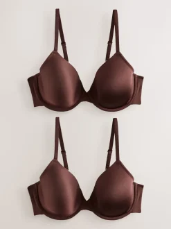 Chocolat Nude - Lot de 2 Soutiens-gorge A-E Smoothing Ultimate Comfort