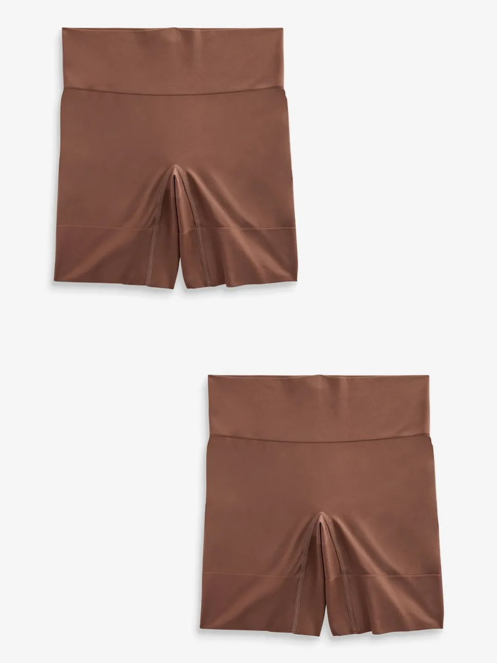 Chocolat Nude - Lot de shorts anti-frottement sans 2