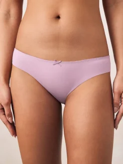 Chocolat Nude / Mauve / Rose - No VPL Lace Back Briefs 3 Pack