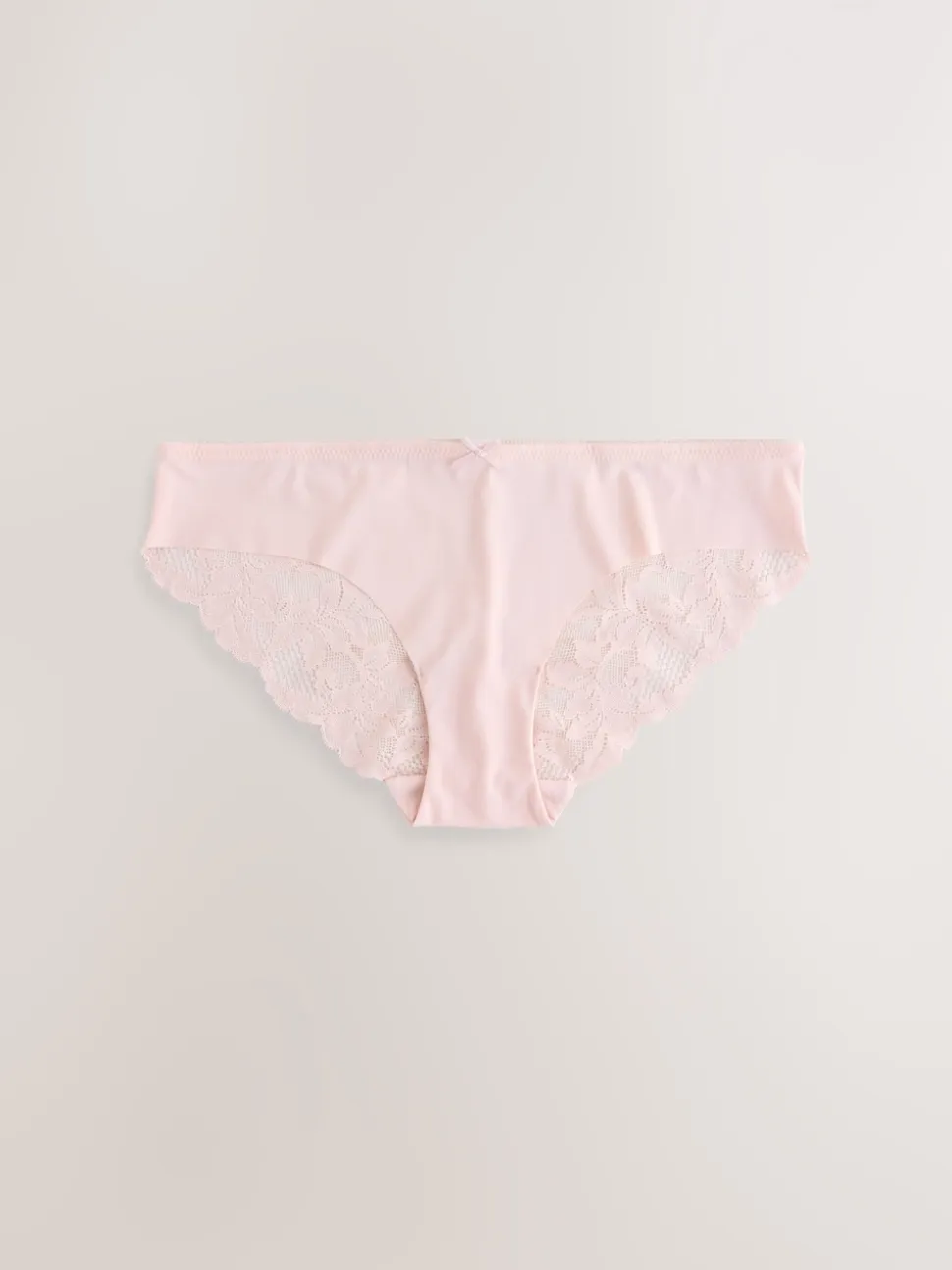 Chocolat Nude / Mauve / Rose - No VPL Lace Back Briefs 3 Pack