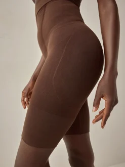 Chocolat Nude - Slips gainants fermes sans coutures pour le contrôle du ventre