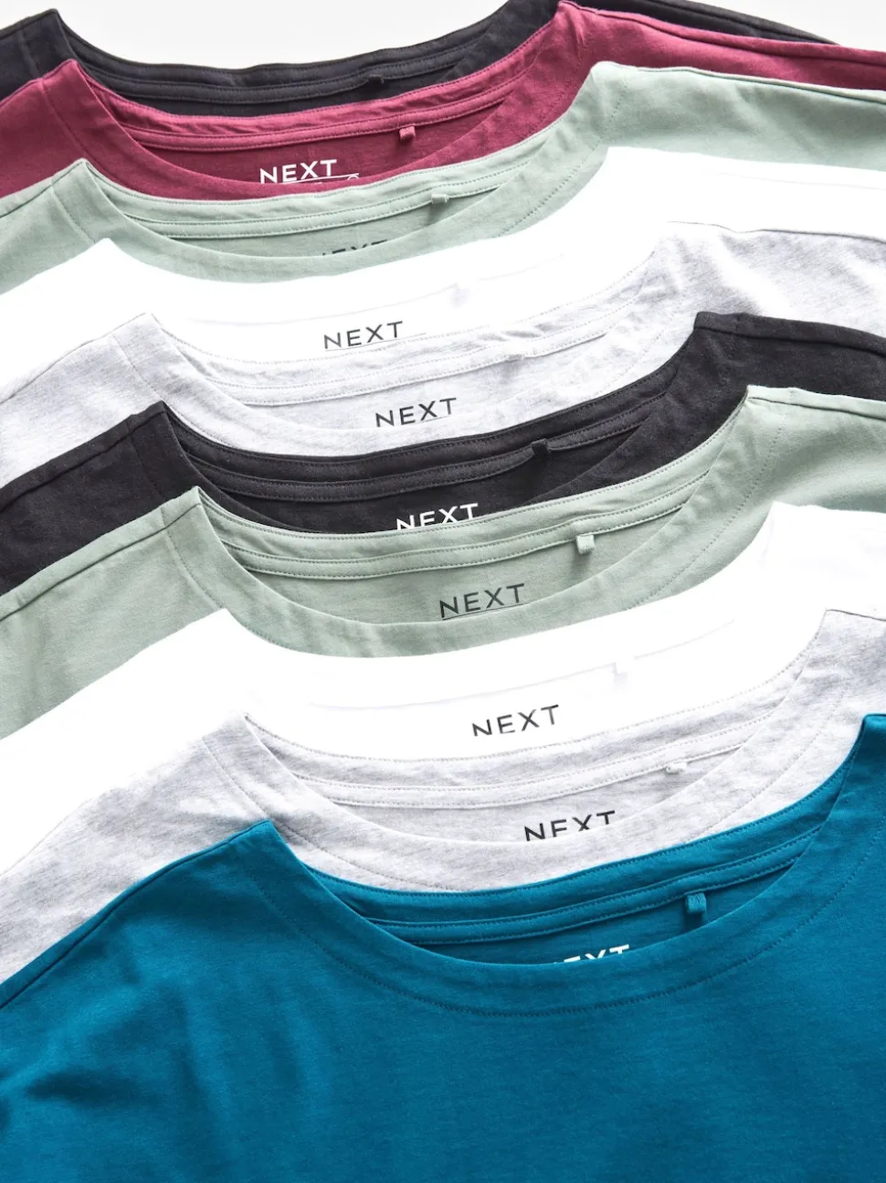 Classique - Lot de 10 T-shirts à manches courtes 100 % coton