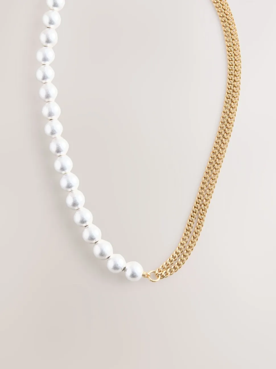 Collier chaîne et perles Rockett St George