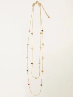 Collier multipoing Beige Sable FatFace