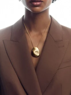 Collier Reiss Perdita avec pendentif galets texturés