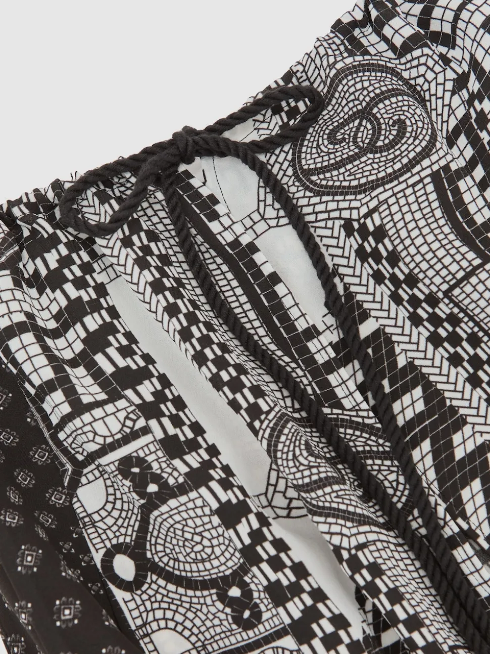 Combinaison à jambe large Reiss Inara à imprimé écharpe
