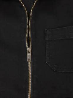 Combinaison ample zippée en denim Reiss Danie