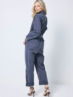 Combinaison avec fourre-tout en tencel nouée sur le devant SCAMP & DUDE