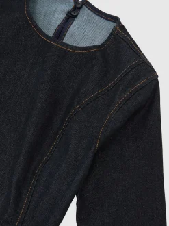 Combinaison en Denim Reiss Sanata à Jambe large et dos ouvert