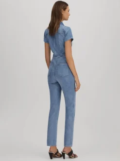 Combinaison en jean skinny Good American