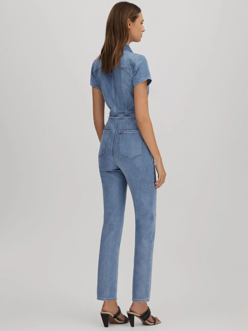 Combinaison en jean skinny Good American