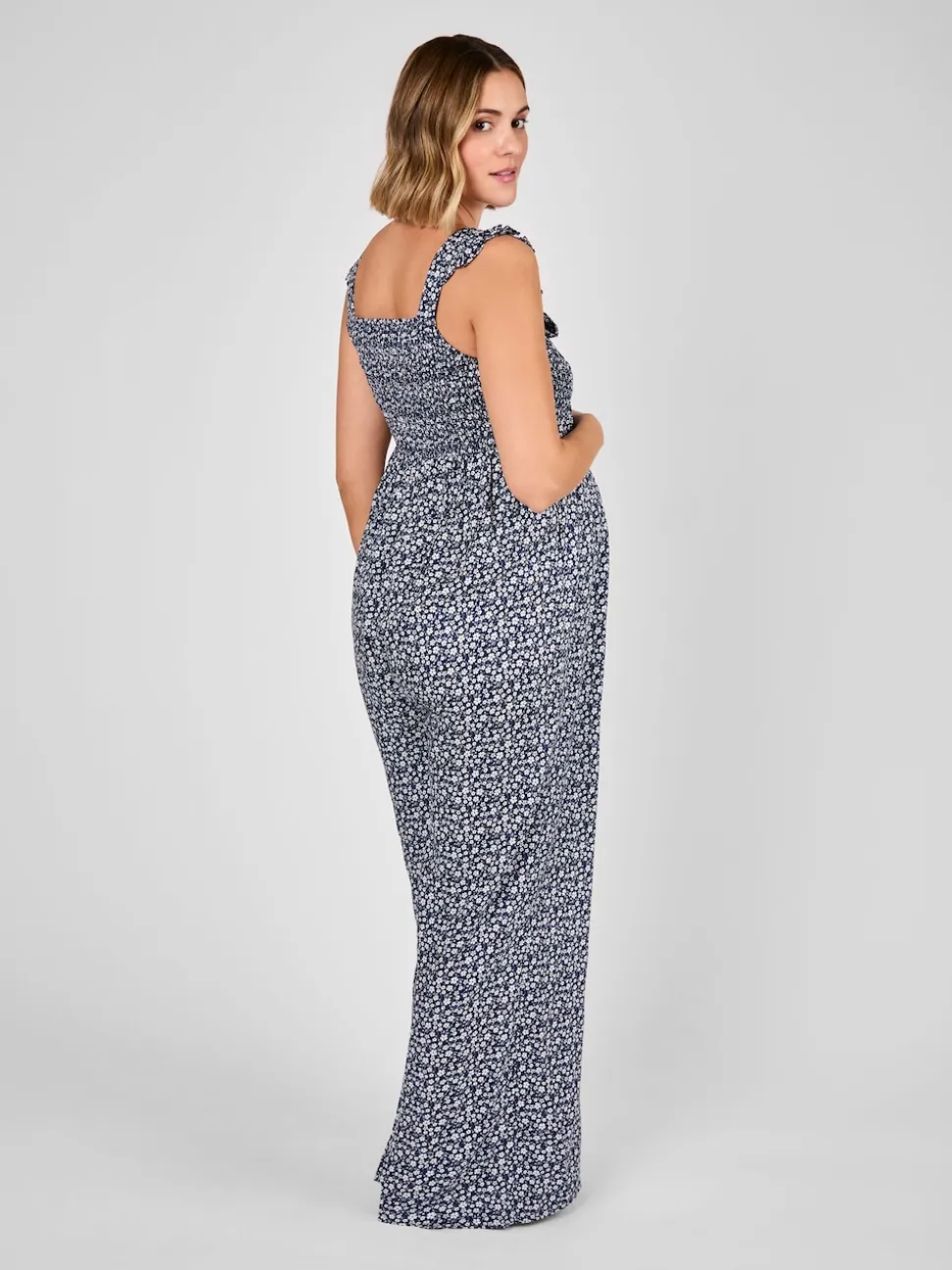 Combinaison JoJo Maman Bébé Ditsy Floral maternité froncée