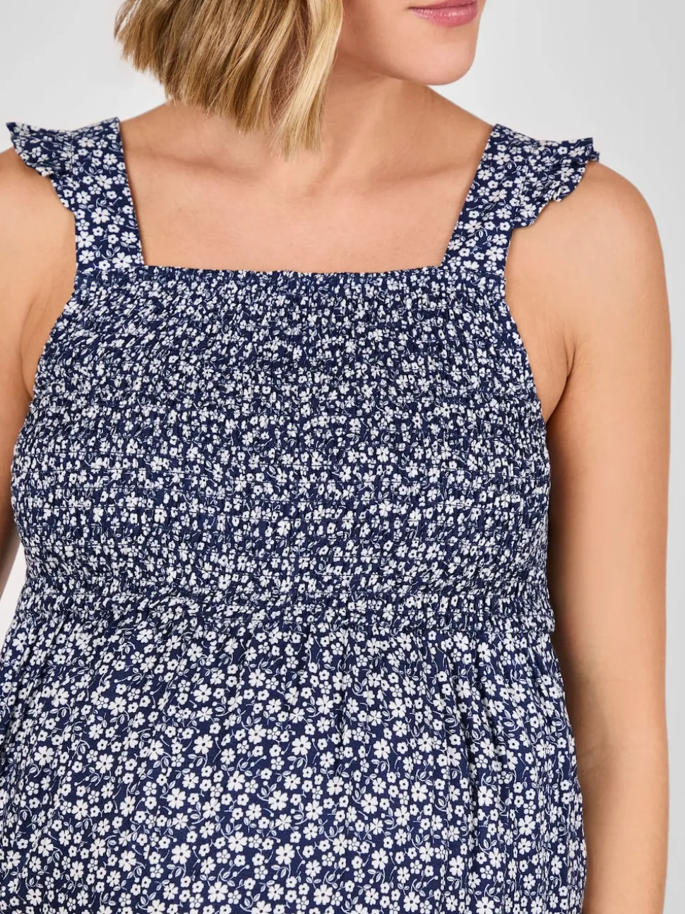 Combinaison JoJo Maman Bébé Ditsy Floral maternité froncée