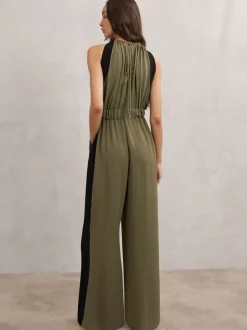 Combinaison large rassemblée color block Reiss Inez