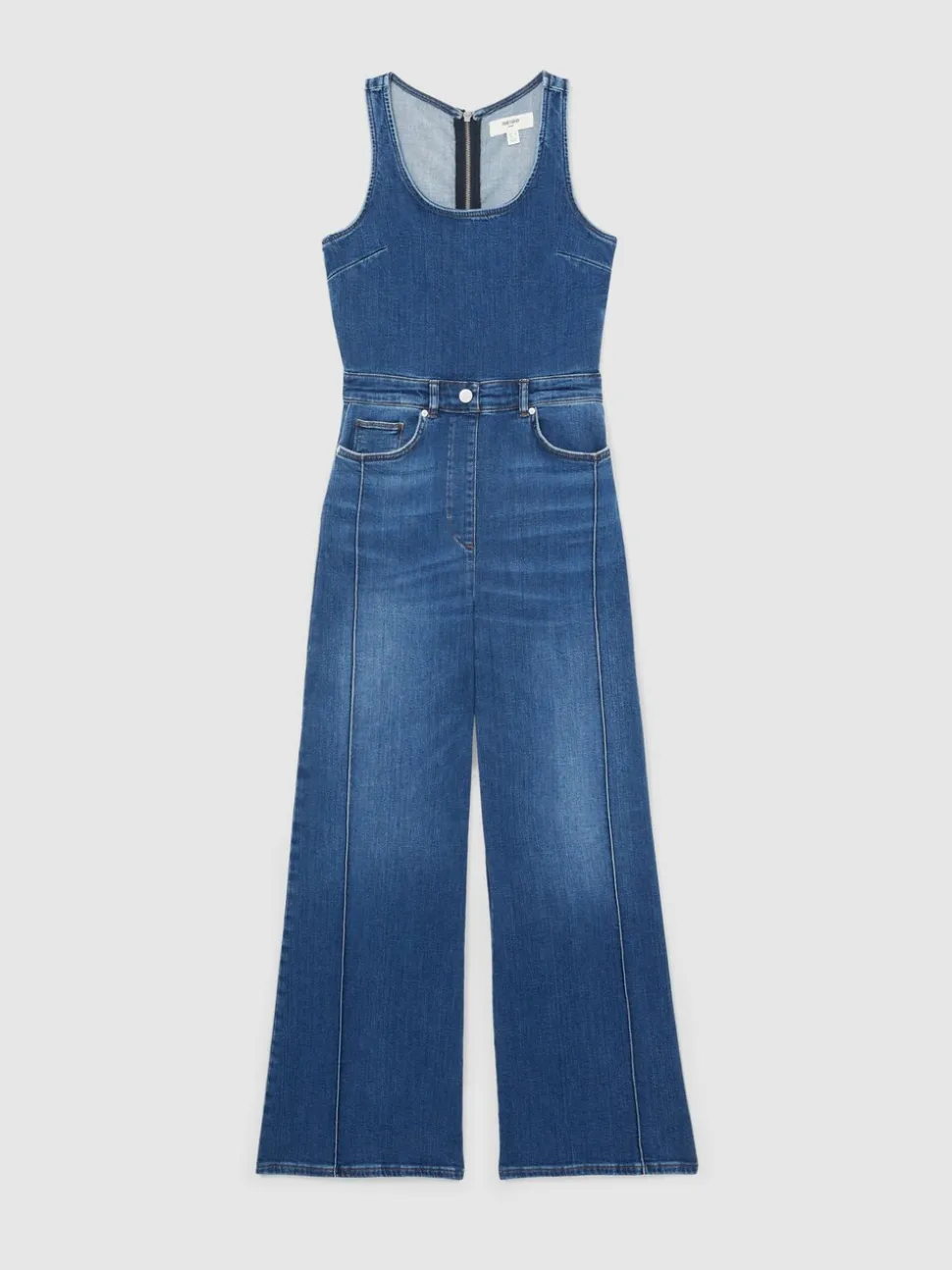 Combinaison Reiss Ample en denim à dos Denim