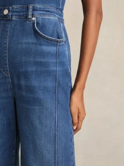 Combinaison Reiss Ample en denim à dos Denim