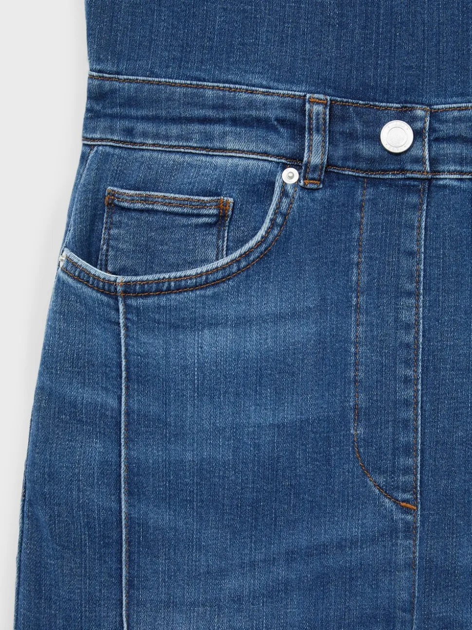 Combinaison Reiss Ample en denim à dos Denim