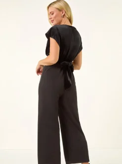 Combinaison Roman Petite en velours contrastant