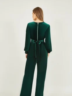 Combinaison Yumi Velvet à manches longues