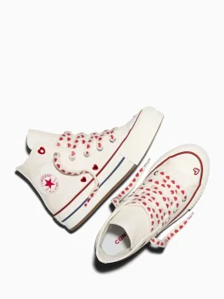 Converse Baskets Chuck Taylor Lift Platform Cœurs