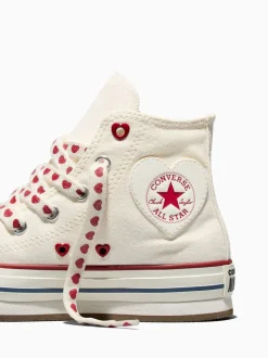 Converse Baskets Chuck Taylor Lift Platform Cœurs