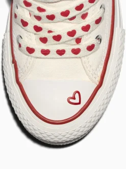 Converse Baskets Chuck Taylor Lift Platform Cœurs