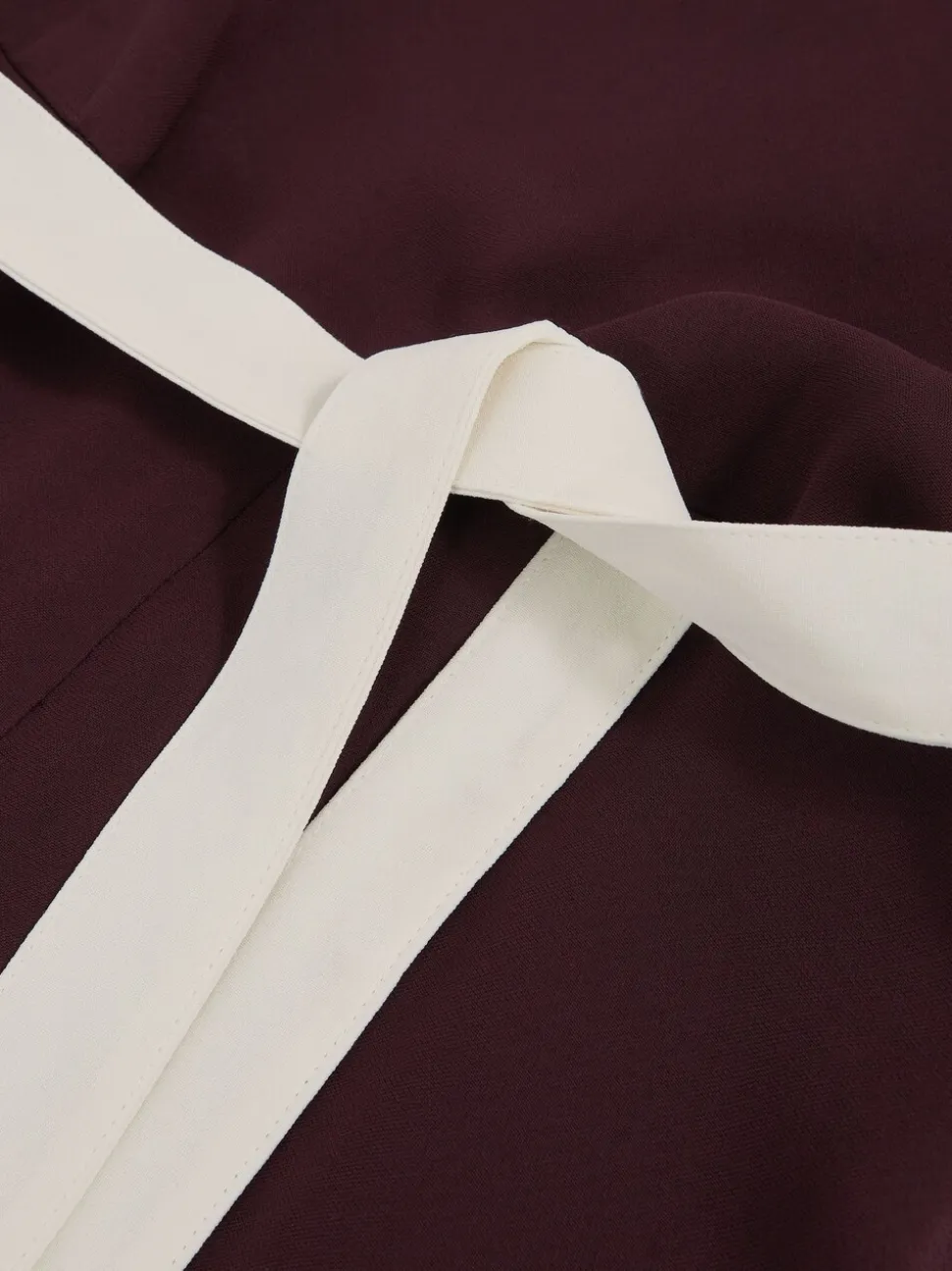 Couleur bourgogne / crème - Combinaison Ceinturé Ample Reiss Salma Color-block