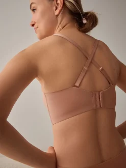 Couleur praline - Soutien-gorge push-up multi-voies sans armature