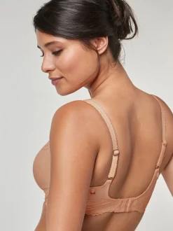Couleur praline - Soutien-gorge réducteur à bonnets classiques E+
