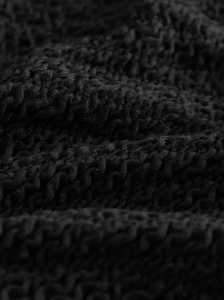 Crinkle noir - Bas de bikini